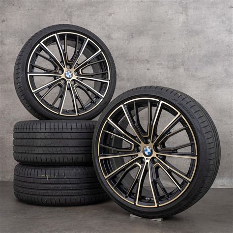 Bmw 20 Polegadas Jantes 8 Séries G14 G15 G16 732 Pneus De Verão Rodas 6884210