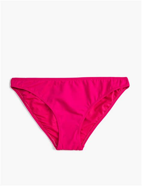 Pembe Kadın Basic Bikini Altı Normal Bel 3SAK00131BM Koton