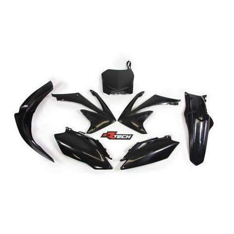 Rtech Honda Black Plastic Kit CRF 450 R 2009 2010