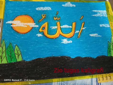 15 Hiasan Kaligrafi Anak Kreatif Indah Keren Onpos Riset
