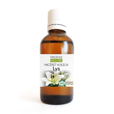 Macérât huileux de lys BIO 50 ml Greenweez