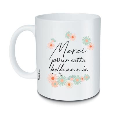 Mug Merci pour cette belle année Audeladudecor