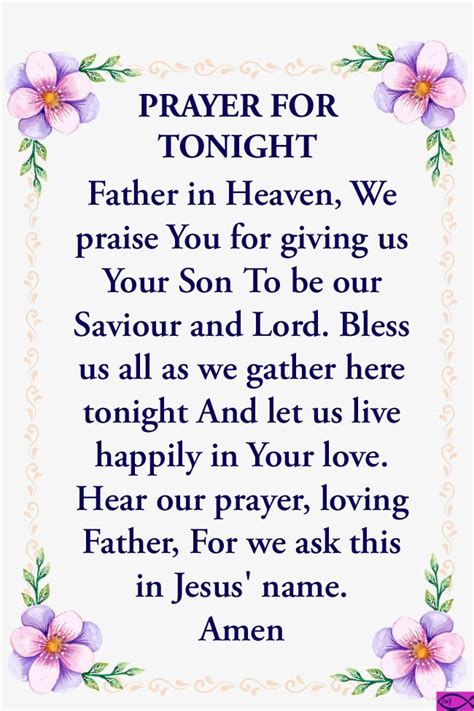 Good Night Prayer Quotes Prayer For Love Prayer For Guidance Good