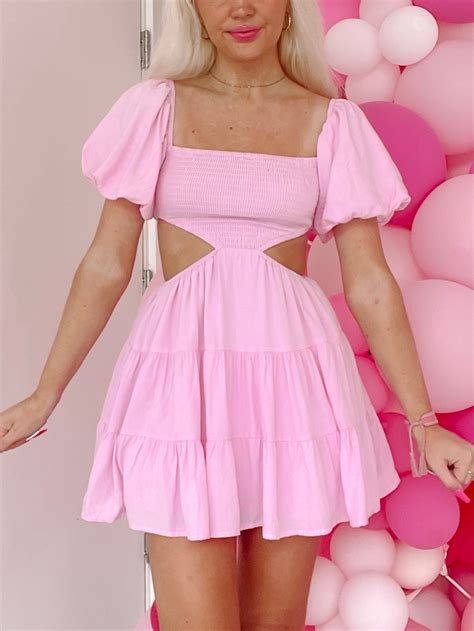 Bowquette Sequin Pink Bow Mini Dress Sassy Shortcake Sassy Shortcake