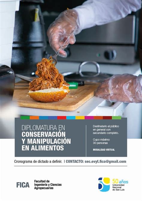 Diplomatura En Conservaci N Y Manipulaci N En Alimentos Secretar A De