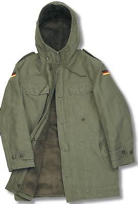 German Parka Army Military Nato Winter Warm Fleece Hooded Long Coat