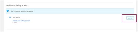 Learning Launch Button Not Displaying For A Learning Activity — Cloud