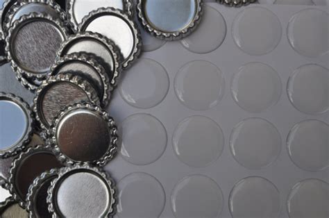 10 Flattened Bottle Caps And 10 Clear Epoxy Domes No Holes Etsy