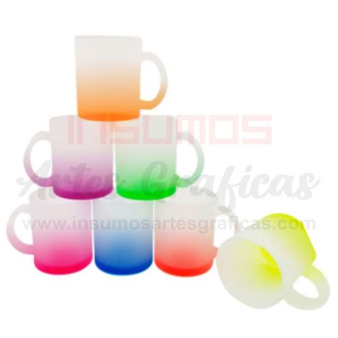 Mug Opalizado Fondo Color Insumos Artes Graficas