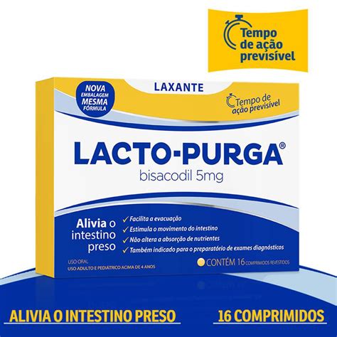 Lacto Purga 16 Comprimidos PanVel Farmácias