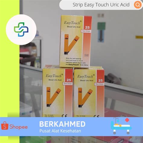 Jual Strip Easy Touch Uric Acid Strip Asam Urat Shopee Indonesia