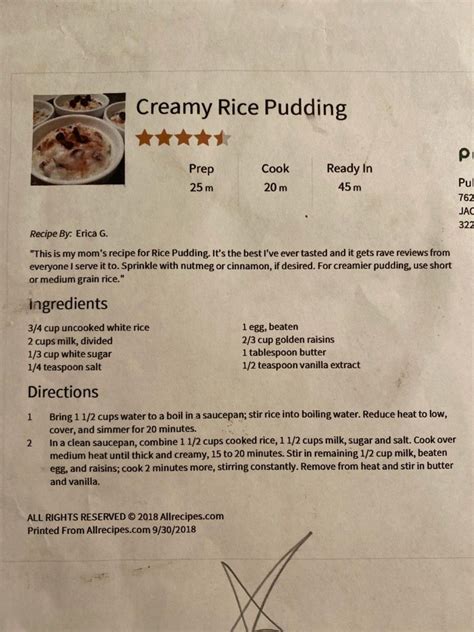 Best Old Fashioned Rice Pudding Recipe Artofit