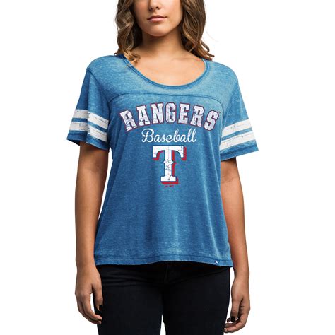 Women's Texas Rangers Majestic Royal Loving the Game T-Shirt