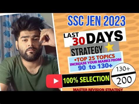 Last Days Strategy For Ssc Jen Most Imp Topics Of Ssc Jen