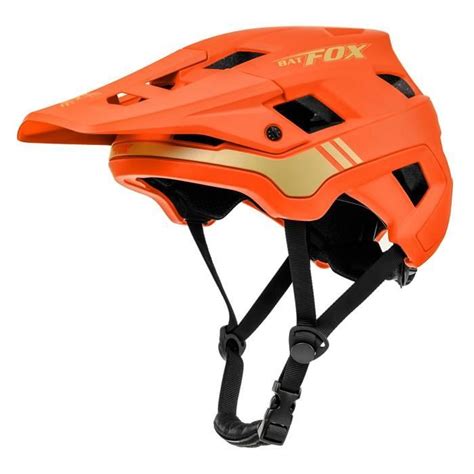 Casque De V Lo Bat Fox F Orange Blanc Vtt Ou V Lo Route