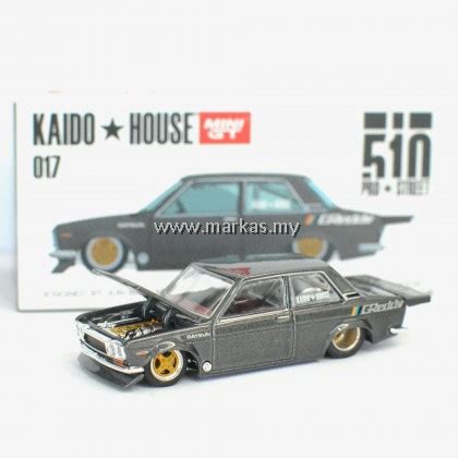 MINI GT X KAIDO HOUSE1 64 KHMG017 DATSUN KAIDO 510 PRO STREET GREDDY