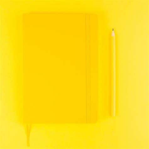 Yellow Lined Notebook | The Happy Colour Shop