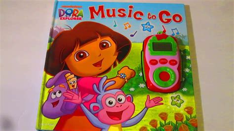 Dora The Explorer Music To Go Tunes Play A Song Mp3 Interactive Book