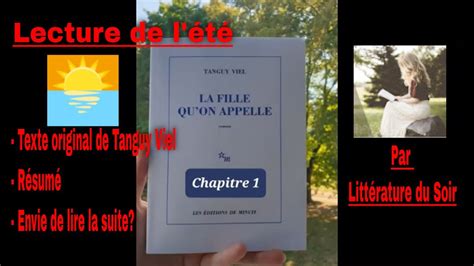 La Fille Qu On Appelle Livre Audio Tanguy Viel YouTube