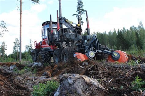 Latvia"s State Forests prepared soil to carry out forest restoration works