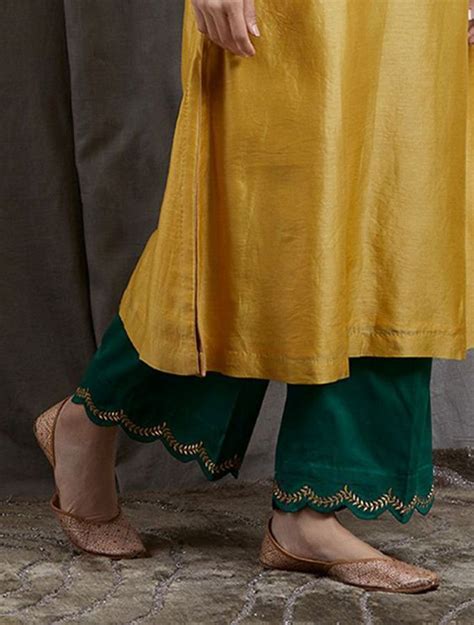 Gota Patti Work Designs Trouser Pakistani Fashion Casual Gota And Patch