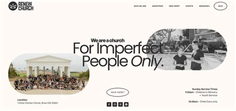 Squarespace Church Websites 2025 11 Examples To Inspire