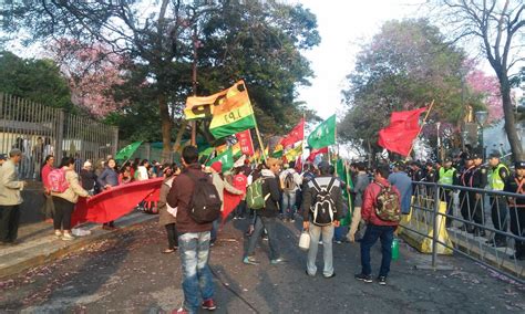 Organizaciones Campesinas marchan por el centro La Unión