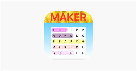 ‎Sopa de Letras Maker en App Store