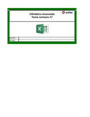 Tarea 7 1 Filtros avanzados y validaciones xlsx Ofimática Avanzada