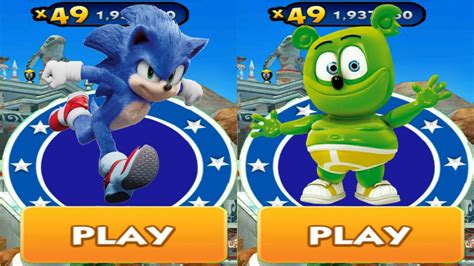 Sonic Prime Dash Vs Gummy Bear Runner Movie Sonic Vs All Bosses