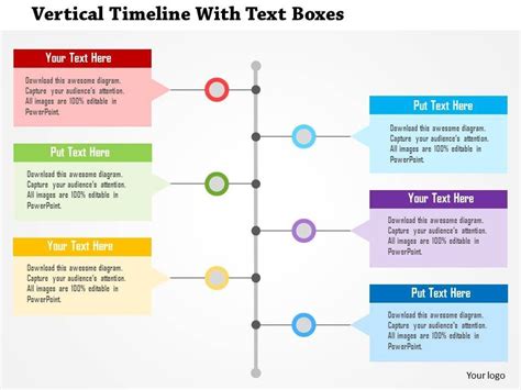 Powerpoint Vertical Timeline Template Free | Computer Hardware and Software