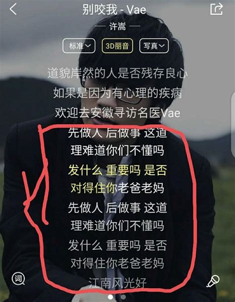 歌手許嵩《別咬我》因歌詞被酷狗下架，歌詞充滿了諷刺，諷刺誰？ 每日頭條