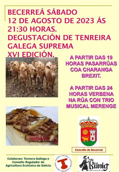 Xvi Degustaci N De Tenreira Galega Suprema En Becerre