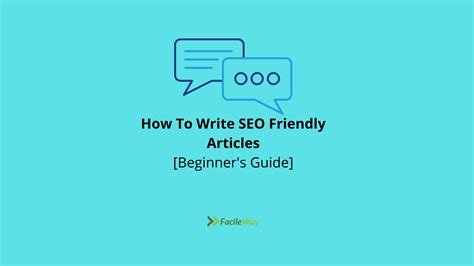 How To Write Seo Friendly Articles 2023 [beginner S Guide]