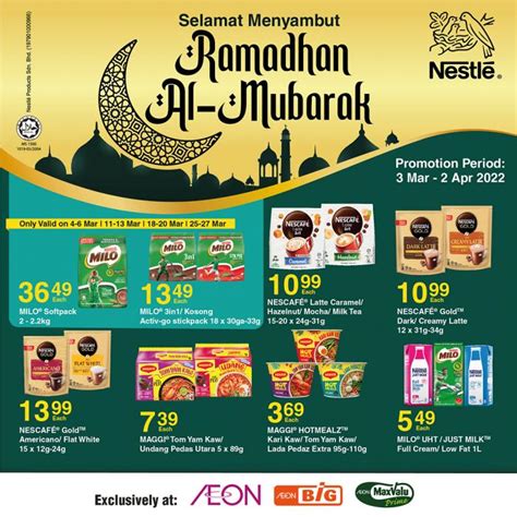 Mar Apr Aeon Big Nestle Ramadan Promotion Everydayonsales