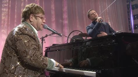 Elton John And Taron Egerton Performed Tiny Dancer Together Nerdist