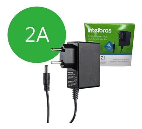 Fonte De Alimentação Intelbras Ef 1202 12v 2a Bivolt