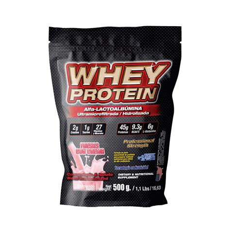 Proteína de Suero de Leche Whey Protein F NT Sabor Fresa 500 g Coppel