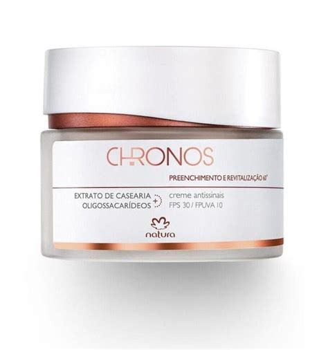 Creme Antissinais Natura Chronos Dia Fps Preenchimento E