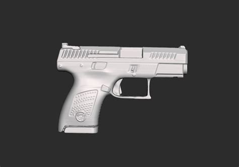 STL file Cz P10 S Real Size Scan 3d Gun Mold 🩻 ・3D printing design to download・Cults