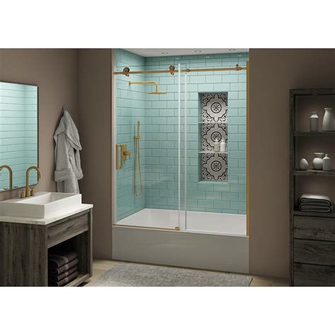 Aston Coraline Xl In X In Frameless Sliding Tub Door With