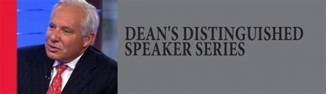 Dean's Distinguished Speaker Series: Senator Robert G. Torricelli | William S. Boyd School of Law