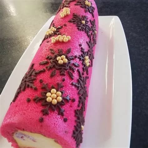 Bûche mangue framboise Guy Demarle