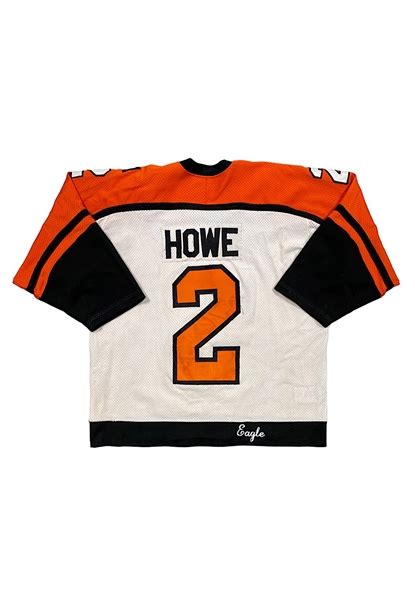 Lot Detail Mark Howe Philadelphia Flyers Game Used Jersey