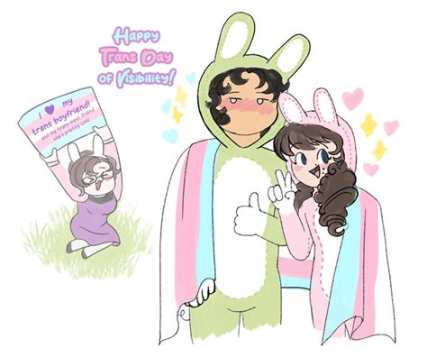 A Festive Olivia Wishes You A Happy Easter And Marcoh And Marina Wish You A Happy Trans Day Of