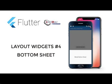 Learn Flutter Tutorial Layout Widgets 4 Bottom Sheet Modal Mind Luster