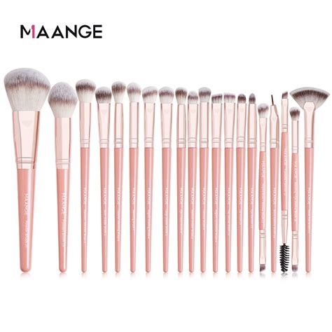 Maange Makeup Brush Set 20pcs Professional Premium Synthetic Powder