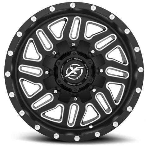 Xf Offroad Xf Matte Black And Milled Lowest Prices Extreme Wheels