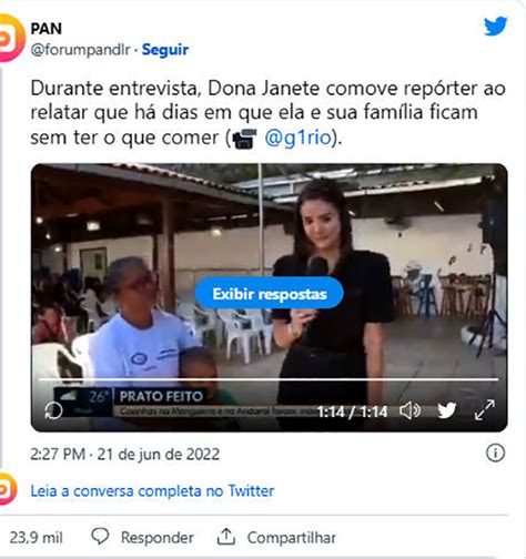 Repórter Da Globo Se Emociona Ao Entrevistar Idosa Que Passa Fome Vídeo