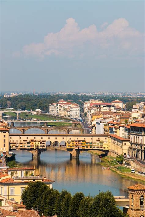 Florence Cityscape Editorial Stock Photo Image Of Michelangelo